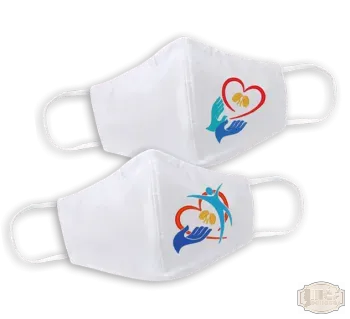 Hímzett szájmaszk EM-16