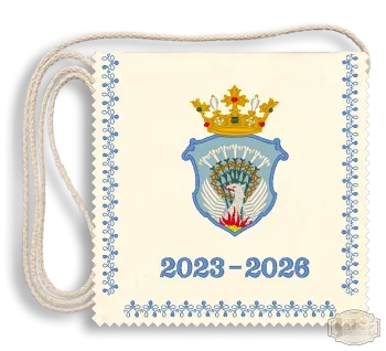 Ballagási tarisznya Polifilc alapon Iskolacímerrel hímzett Református - Kolozsvár