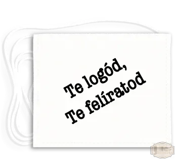 Fehér vászonra festett óvodás Ballagási tarisznya, fehér pamut zsinórral. Te elképzelésed szerint!