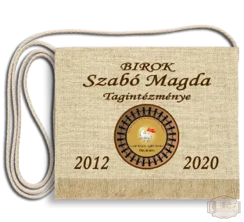 Vászon iskola logós festett Ballagási tarisznya - BIROK Szabó Msgda Tagintézmény - Dunaújváros