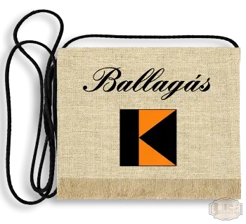 Vászon iskola logós festett Ballagási tarisznya - Kolping Miskolc