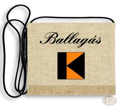 Vászon iskola logós festett Ballagási tarisznya - Kolping Miskolc