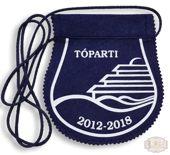 Polifilc iskola logós festett Ballagási tarisznya - Tóparti Gimnázium és Művészeti Szakgimnázium - Székesfehérvár