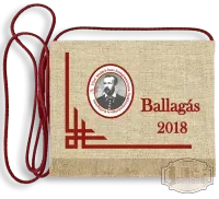 Vászon iskola logós festett Ballagási tarisznya - Madách Imre Szakgimnázium - Gödöllő