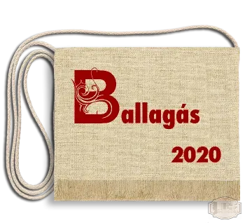 Vászon festett Ballagási tarisznya egyedi felirattal