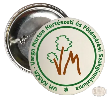 Ballagási kitűző VM Kaszk - Varga Márton Kertészeti és Földmérési Szakközépiskola Szakgimnáziuma