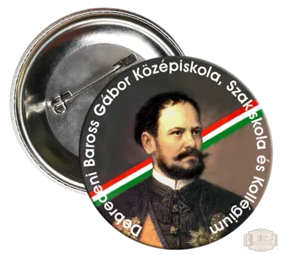 Ballagási kitűző Debreceni Baross Gábor Középiskola, Szakiskola és Kollégium
