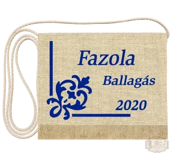 Vászon festett Ballagási tarisznya - Egyedi felirattal - Fazola - Miskolc