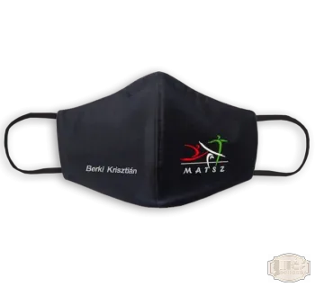 Hímzett szájmaszk Állítható gumipánttal EM-20