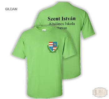 Festett tesipóló, egyenpóló. Színes nyomattal. PóLó-3 - Szent István Általános Iskola Hatvan