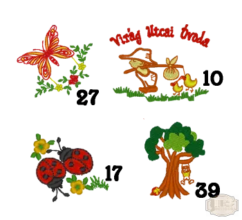 Óvodás ballagási tarisznya - minta óvodásoknak FIGURA 2-1