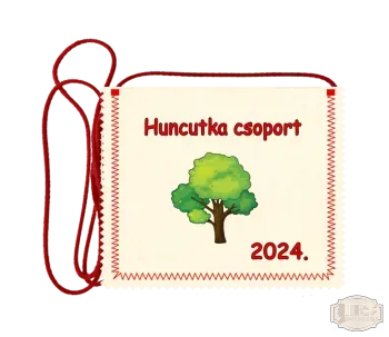 Polifilc alapon festett óvodás Ballagási tarisznya, pamut zsinórral, fa mintával OPF - 8