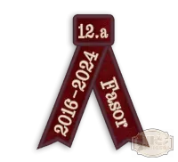 Bársony hímzett avatószalag BH-0027