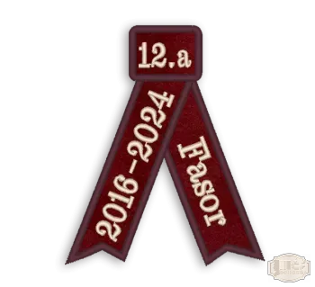 Bársony hímzett avatószalag BH-0027