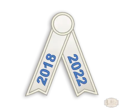 Selyem hímzett avatószalag SH-0007