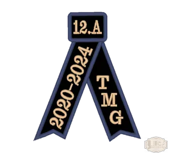 Bársony hímzett avatószalag BH-0022