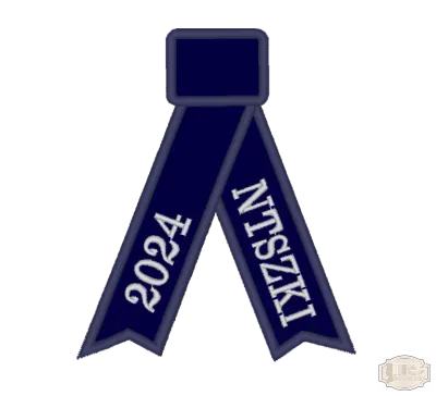Bársony hímzett avatószalag BH-0018