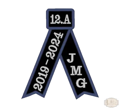 Bársony hímzett avatószalag BH-0017