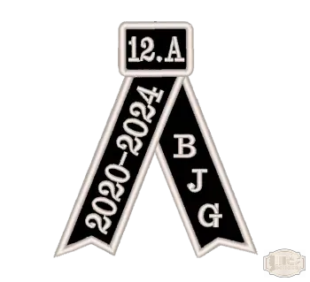 Bársony hímzett avatószalag BH-0016