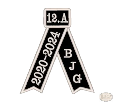 Bársony hímzett avatószalag BH-0016