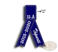 Selyem hímzett avatószalag SH-0003