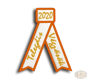 Selyem hímzett avatószalag SH-0002