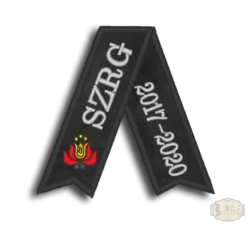 Bársony Hímzett avatószalag BH-0002