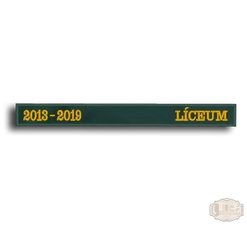 Bársony hímzett egyenes avatószalag BH-8