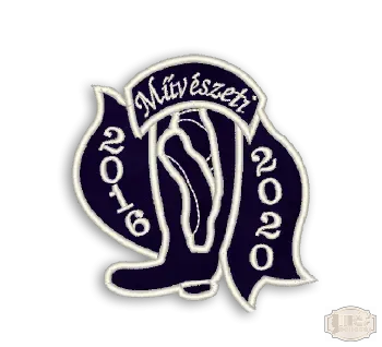 Selyem hímzett egyedi avatószalag SHE-3