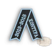 Bársony hímzett avatószalag BH-4