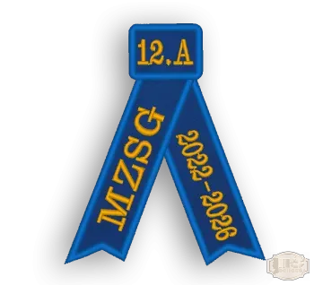 Bársony hímzett avatószalag Móricz - Szentendre