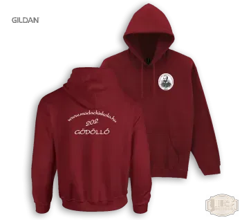 Kapucnis kenguru zsebes pulóver - Madách Gödöllő